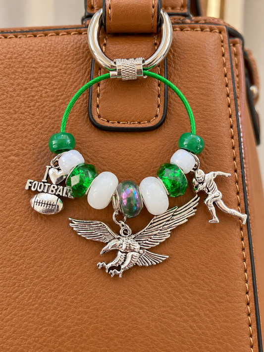 Green BIRDS Bag Charm
