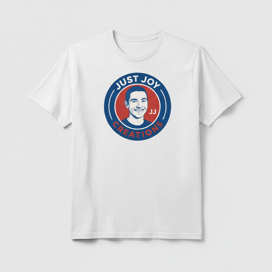 JJ Just Joy logo Tee