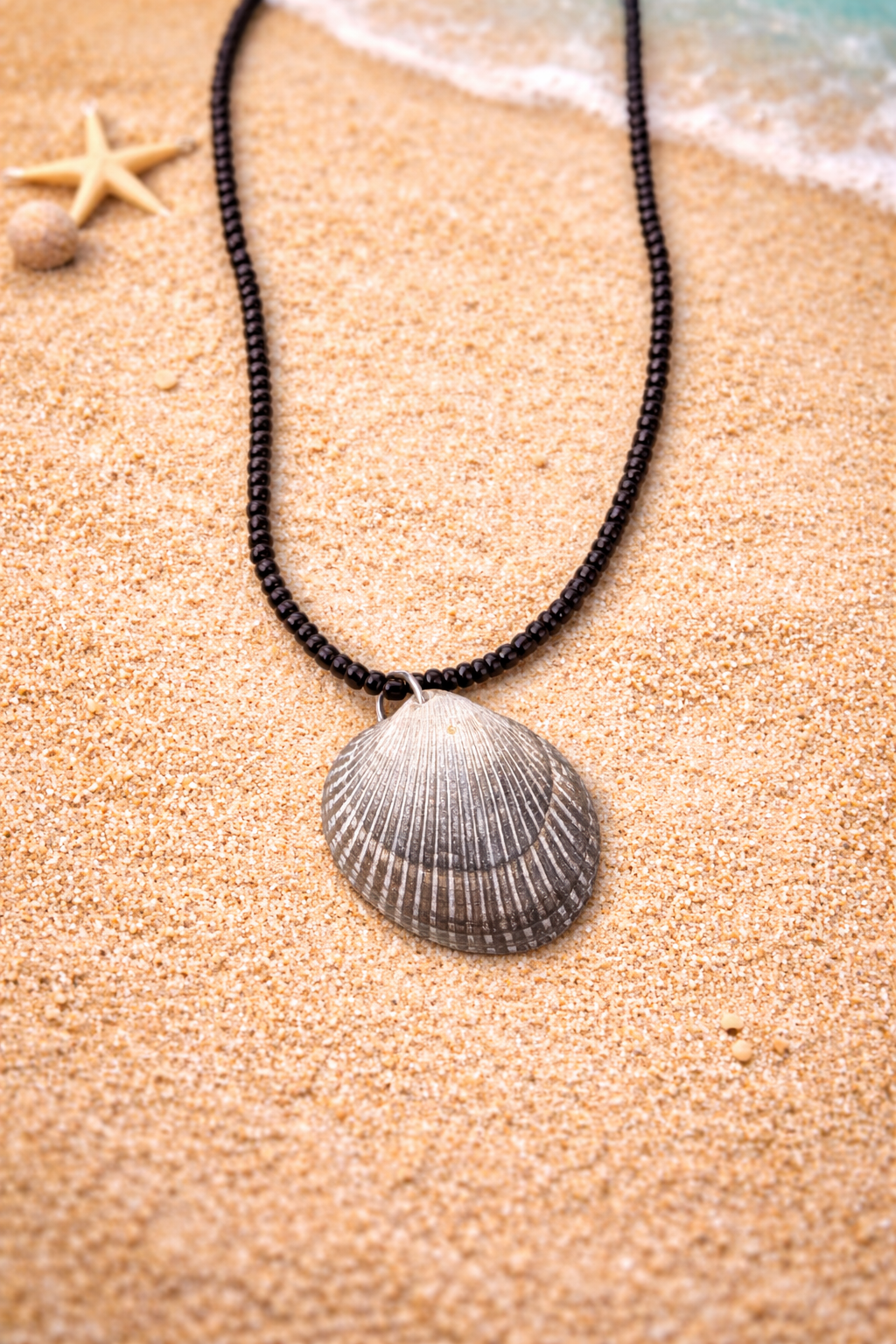 One of a kind Atlantic cockle shell Necklace