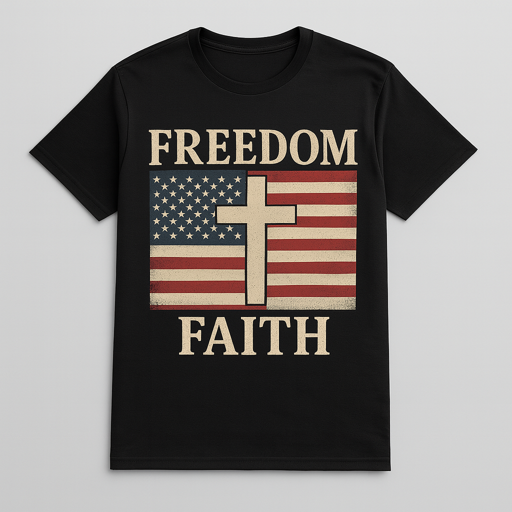 Freedom and Faith Hoodie or Tee